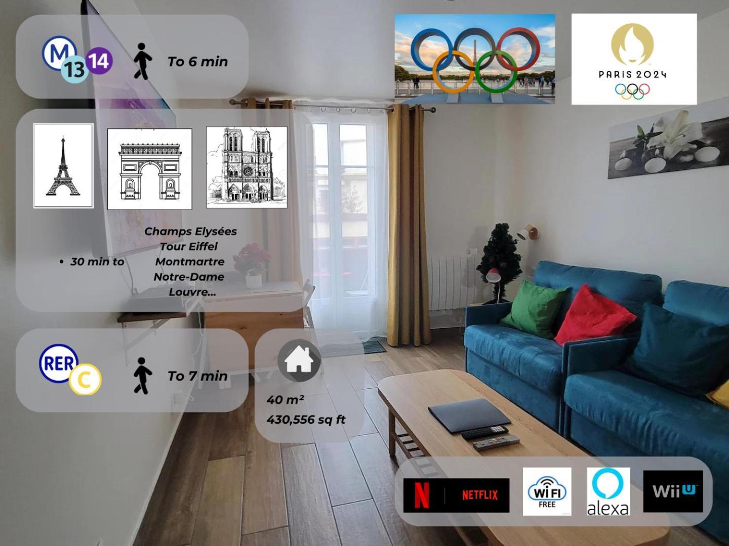 Amazing Apartment A Stone'S Throw From The City Of Lights - Paris Clichy Eksteriør bilde